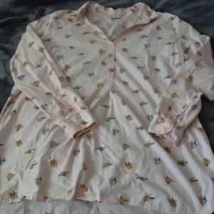 Gap Body Button Down Tunic Style Shirt